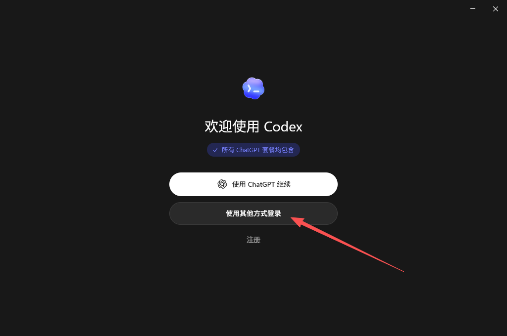 Codex Desktop App 打开设置步骤图